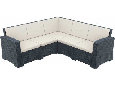 Ъглово канапе 2-ка МОНАКО с възглавнички